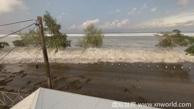 汤加火山喷发全境“失联”，房子震了半小时