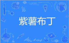 “紫薯布丁”是什么意思？